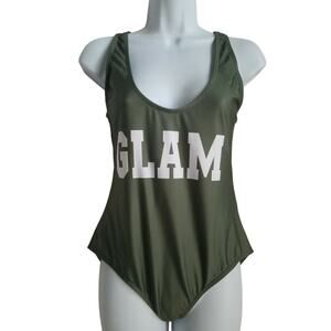 Marilyn Monroe "Glam' Green Swimsuit Women's Size M